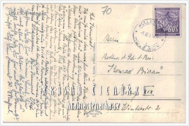 HOLEŠOV, Pohled na spošitelnu a kino