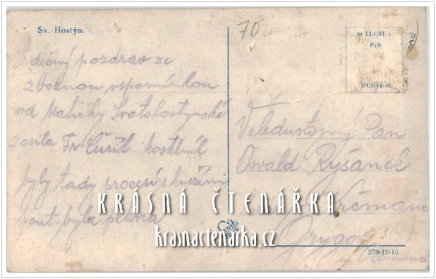 Poutní areál SVATÝ HOSTÝN