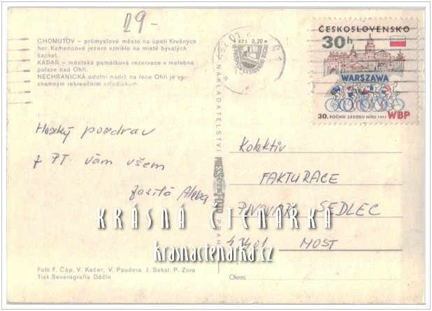 CHOMUTOV - KADAŇ - NECHRANICE