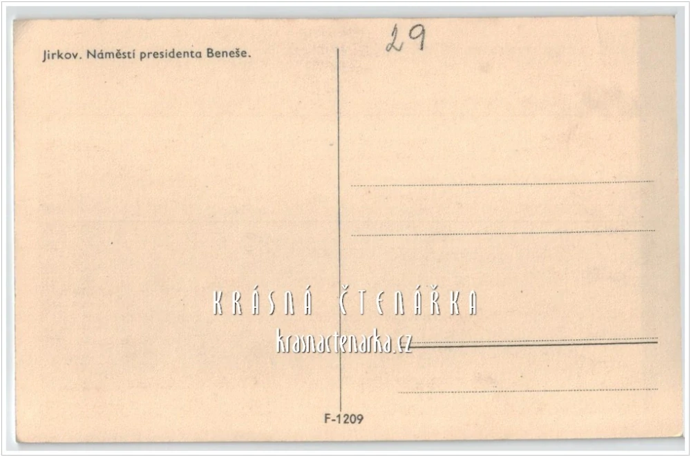 JIRKOV, Náměstí presidenta Beneše