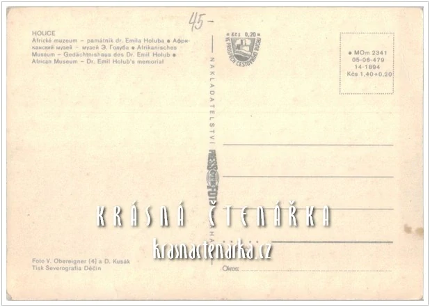 HOLICE, Africké muzeum Dr. Emila Holuba