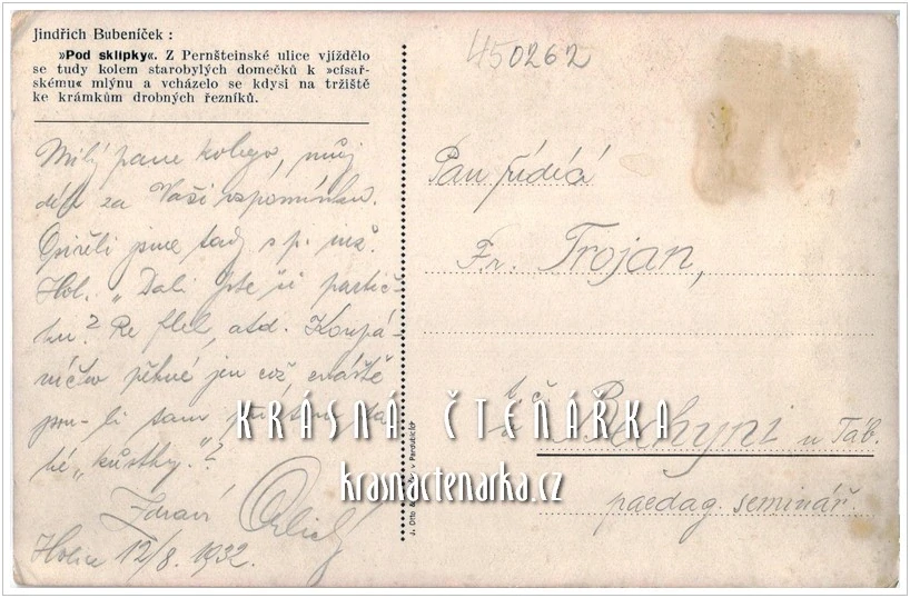 PARDUBICE (il. Jindřich Bubeníček: Pod sklípky)