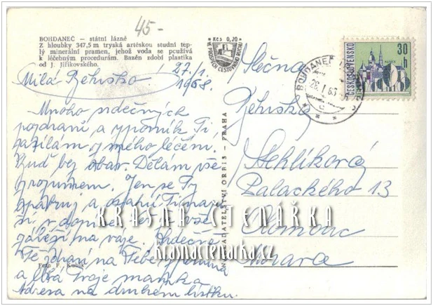 LÁZNĚ BOHDANEČ, Lázeňský park