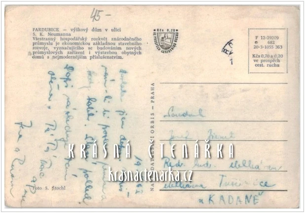 PARDUBICE, Výškový dům v ulici S. K. Neumanna