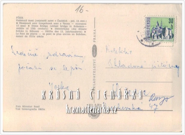 PÍSEK, Kamenný most