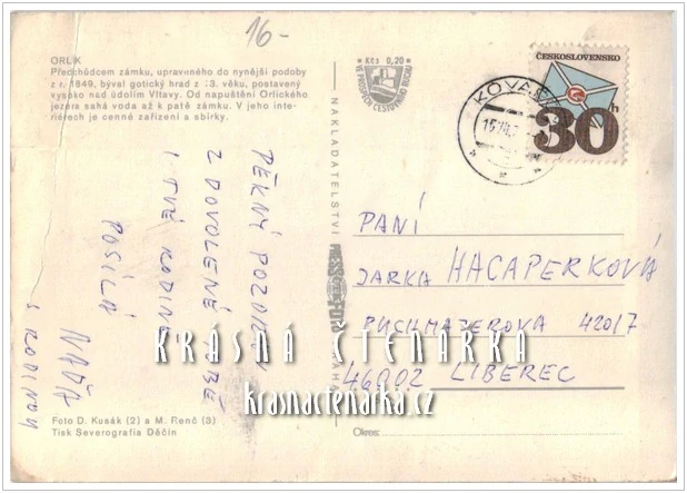 Zámek ORLÍK NAD VLTAVOU