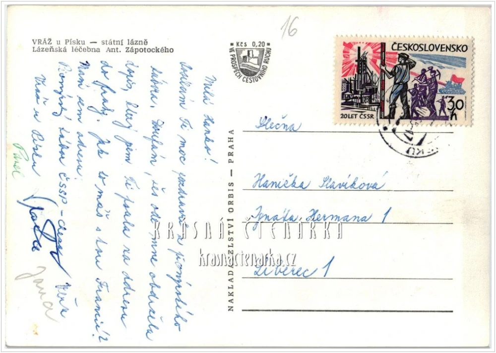 Zámek VRÁŽ, Sanatorium, nyní lázně