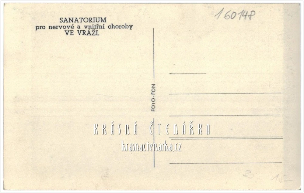 Zámek VRÁŽ, Sanatorium, nyní lázně