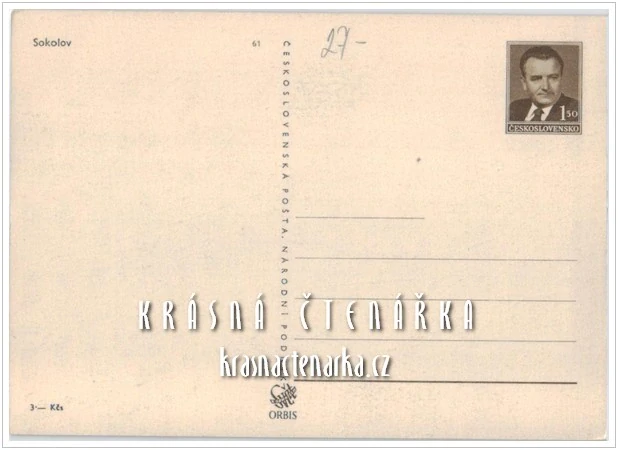 SOKOLOV, Náměstí 9. května, nyní Staré náměstí ... i s autobusy