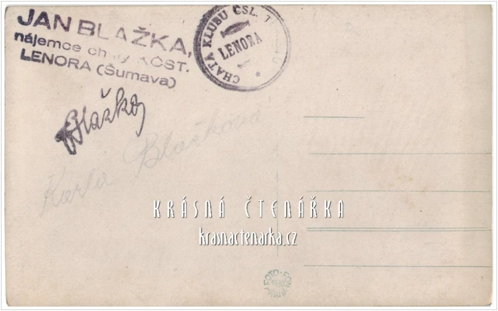 LENORA, Chata Klubu českých turistů