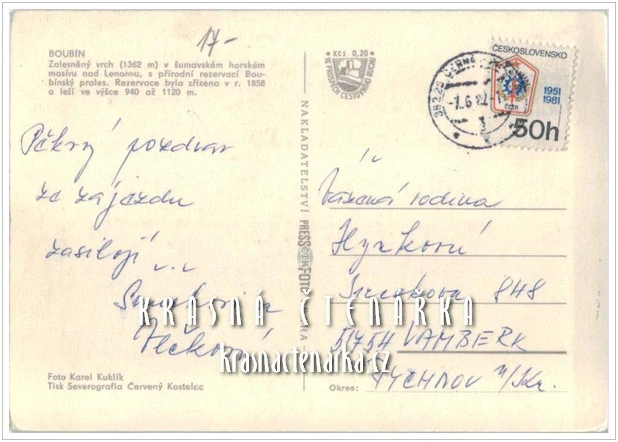 Přírodní rezervace BOUBÍNSKÝ PRALES