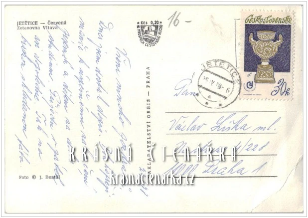 JETĚTICE - ČERVENÁ, Zotavovna Vltava, nyní hotel Vltava