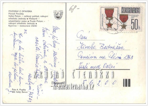 VELKÁ POLOM - HRABYNĚ - KYJOVICE