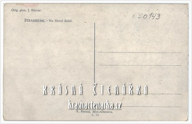 ŠTRAMBERK, Na Horní Baště (il. Klevar Jan)