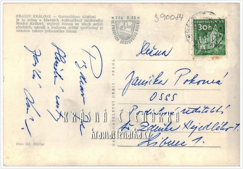 HRADEC KRÁLOVÉ, Ulrichovo náměstí, býv. Gottwaldovo a státní pojišťovna