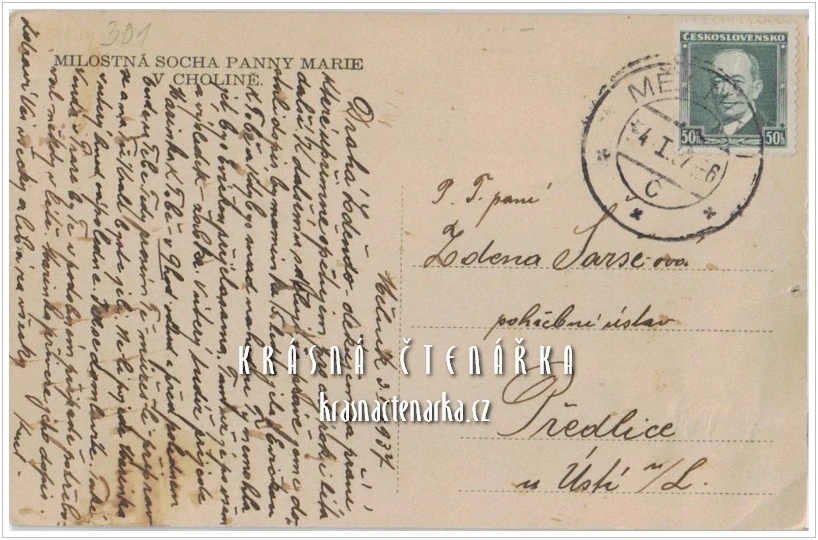 CHOLÍN, Milostná socha Panny Marie
