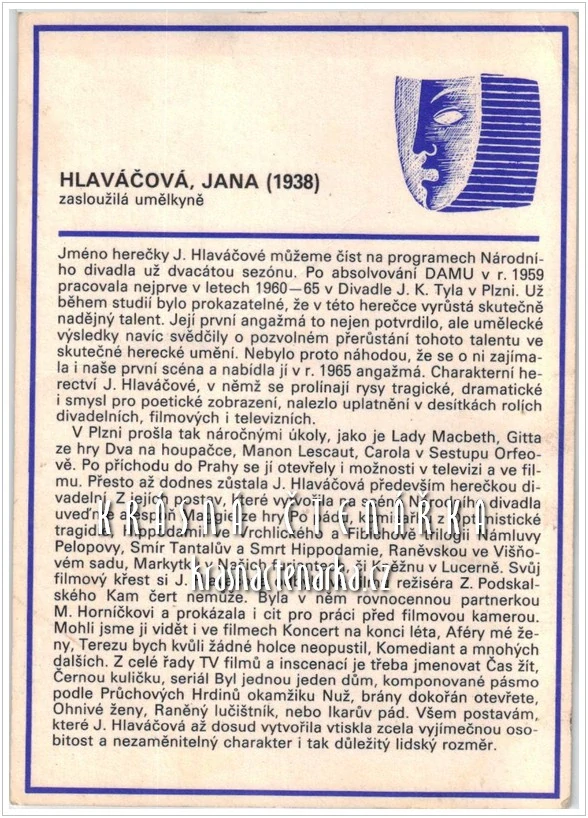 JANA HLAVÁČOVÁ