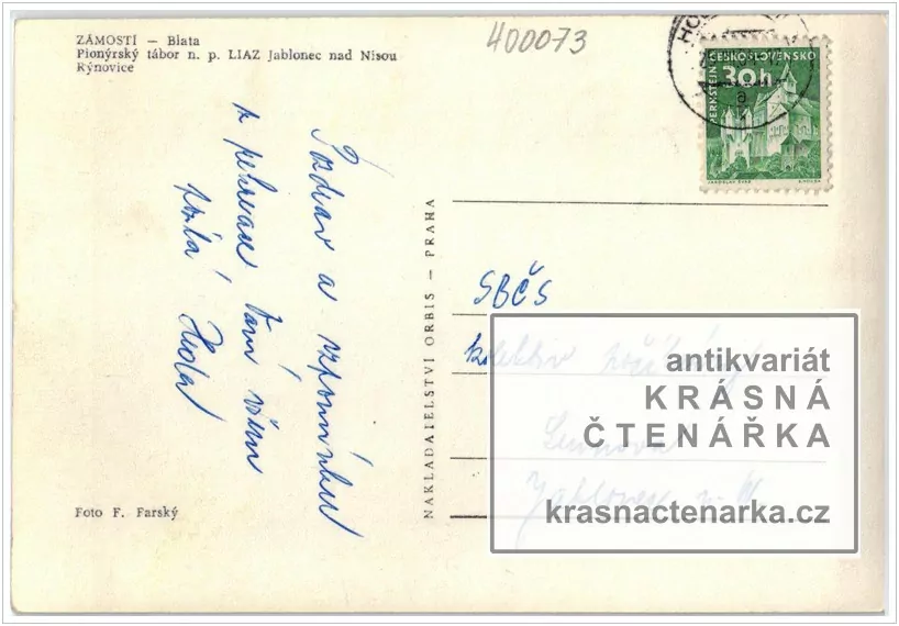 ZÁMOSTÍ - BLATA (rekreační a pionýrské středisko Liaz)