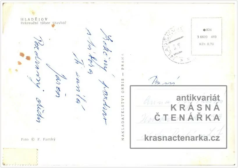 MLADĚJOV (rekreační tábor Stavbař, nyní kemp Zelené údolí)