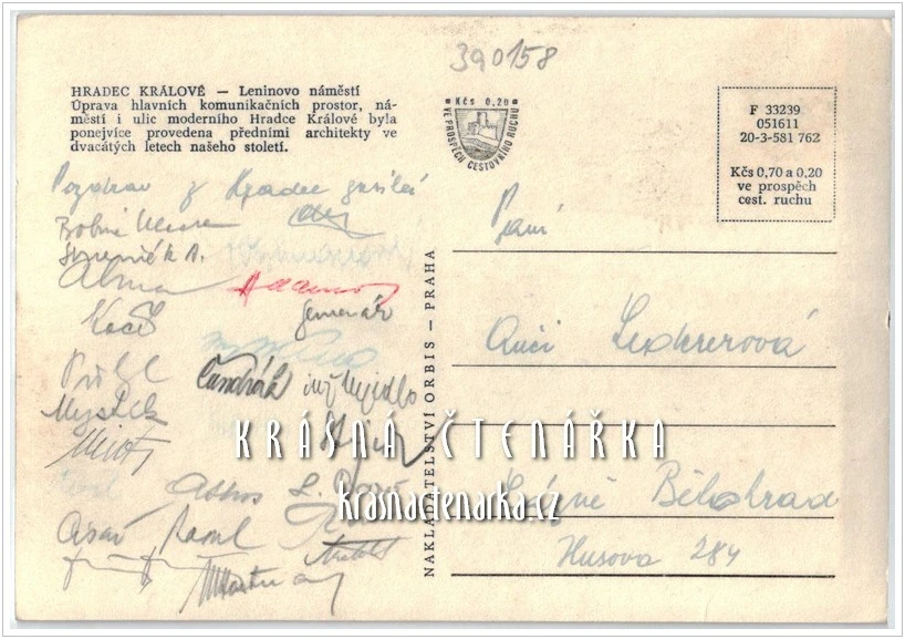 HRADEC KRÁLOVÉ, Náměstí Svobody, dříve Leninovo