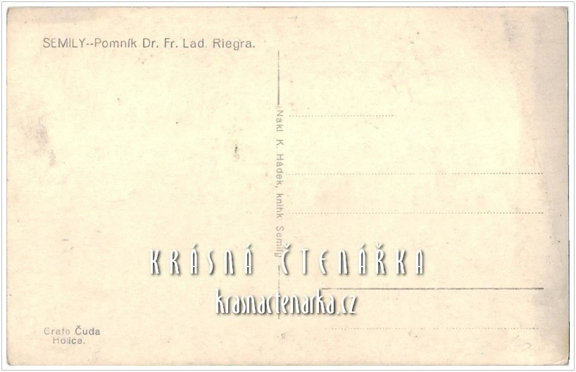 SEMILY, Socha Františka Ladislava Riegra