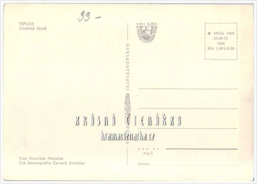 TEPLICE, Císařské lázně