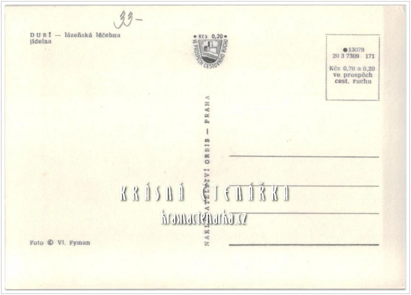 DUBÍ, Lázeňská léčebna, jídelna