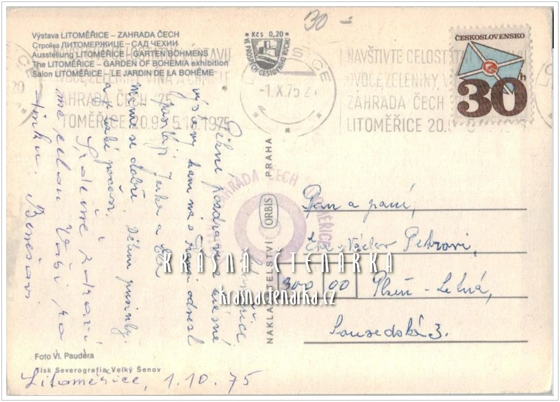 LITOMĚŘICE, Výstava Zahrada Čech