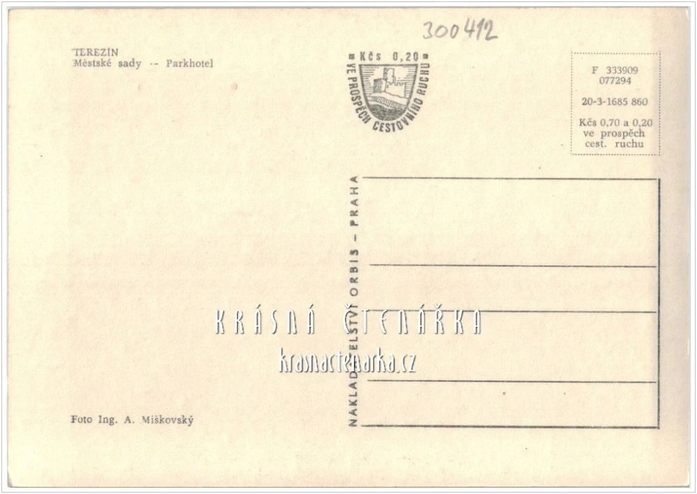 TEREZÍN, Městké sady a Parkhotel