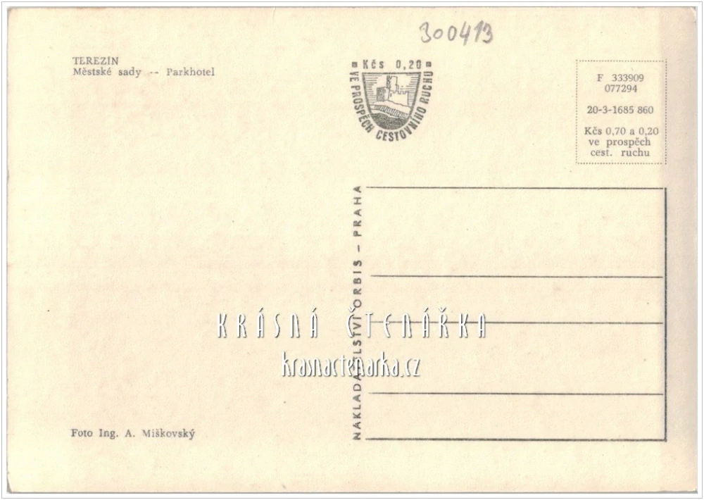 TEREZÍN, Městské sady a Parkhotel