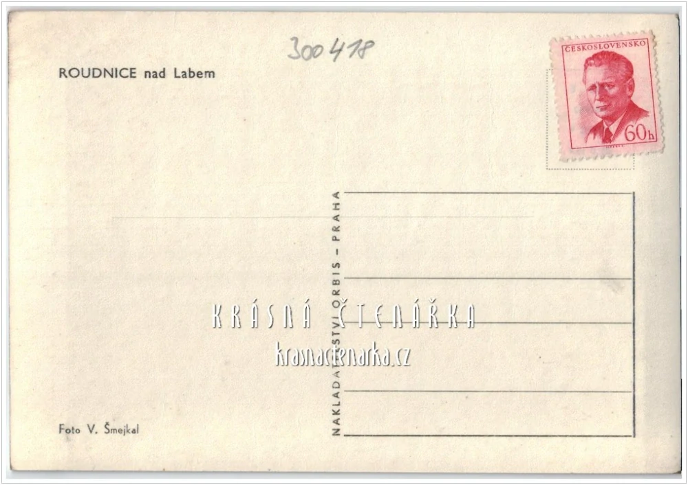 ROUDNICE NAD LABEM, Železný most přes Labe