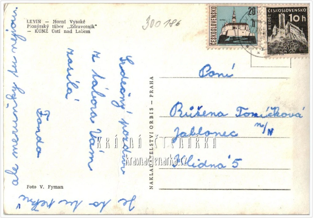 LEVÍN - HORNÍ VYSOKÉ, Pionýrský tábor Zdravotník