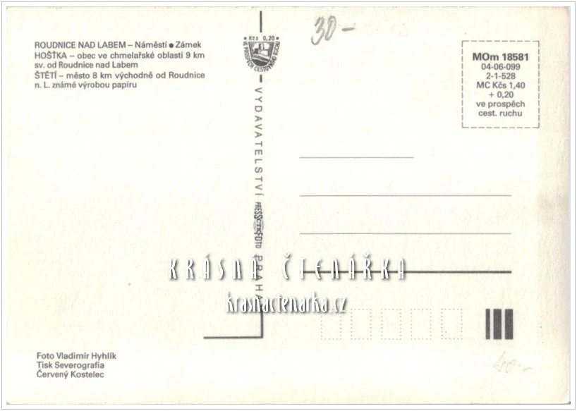 ROUDNICE - HOŠTKA - ŠTĚTÍ