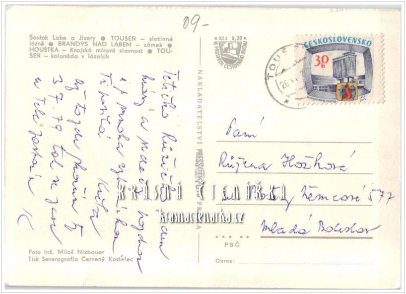 BRANDÝS NAD LABEM - TOUŠEŇ - HOUŠTKA