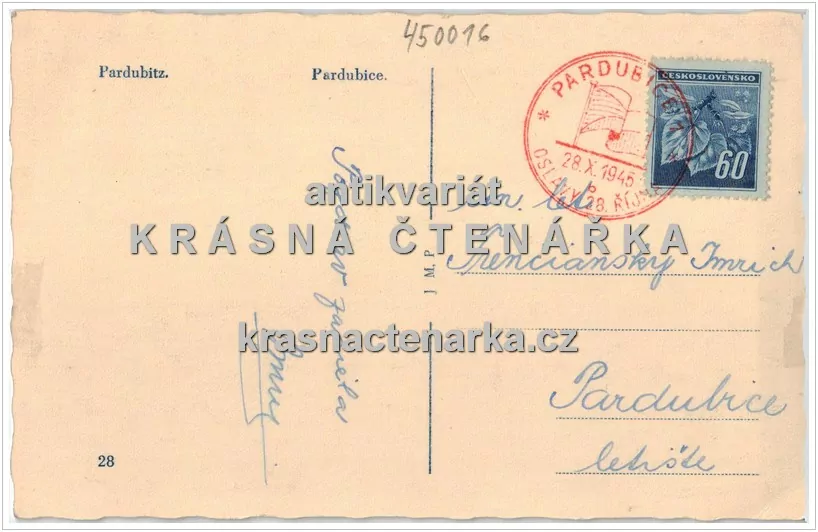 PARDUBICE, Třída Míru, býv. Wilsonova