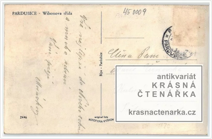 PARDUBICE, Třída Míru, býv. Wilsonova