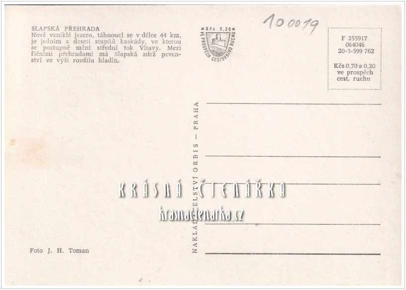 SLAPSKÁ PŘEHRADA a vodní elektrárna