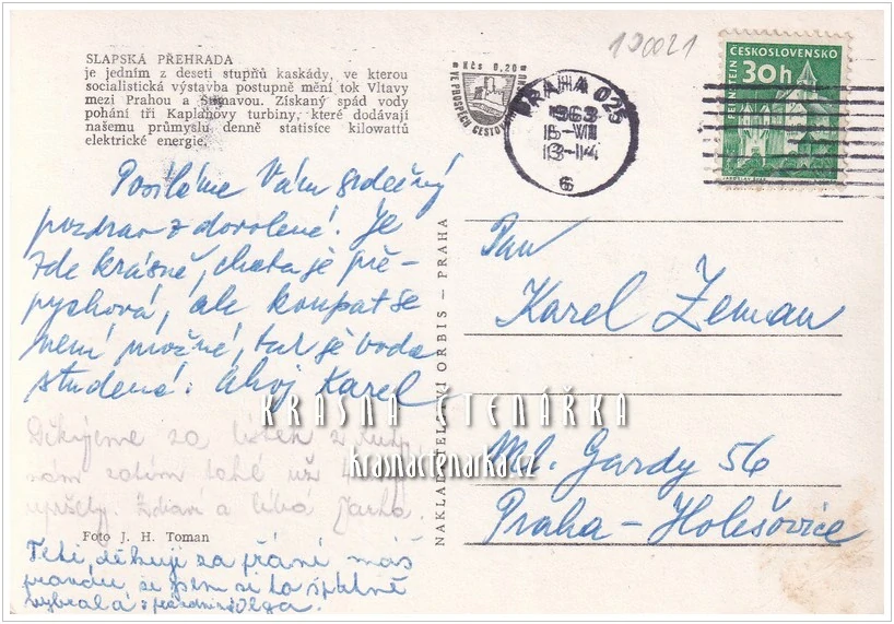 SLAPSKÁ PŘEHRADA a vodní elektrárna