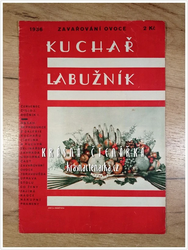 KUCHAŘ LABUŽNÍK, časopis umění kuchařského a úpravy stolu, 1936/2