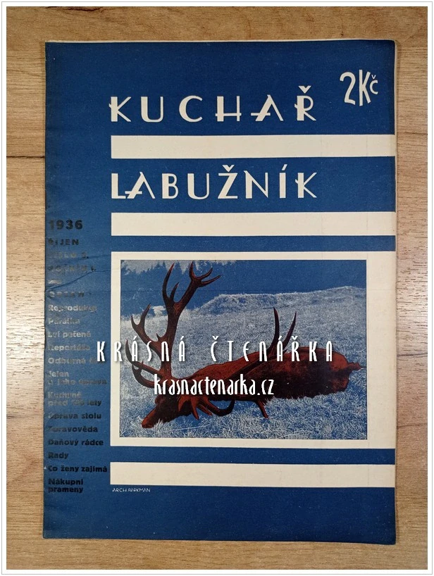 KUCHAŘ LABUŽNÍK, časopis umění kuchařského a úpravy stolu, 1936/5