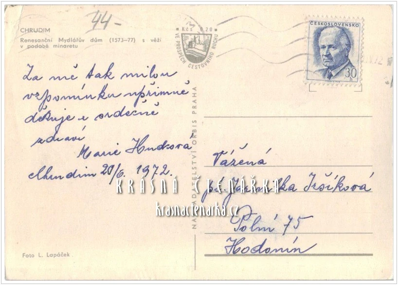 CHRUDIM, Mydlářovský dům