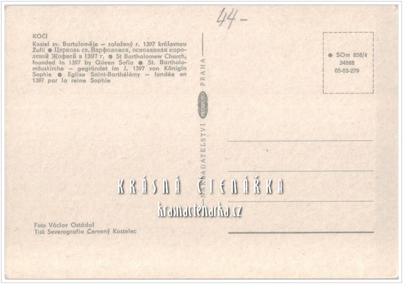 KOČÍ, Kostel sv. Bartoloměje