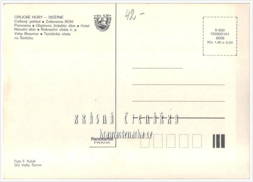 DEŠTNÉ V ORLICKÝCH HORÁCH