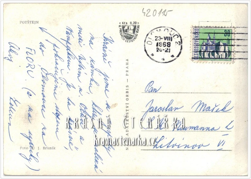 POTŠTEJN, Kostel sv. Vavřince