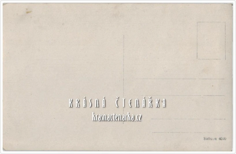 DŽENTLMEN na pohlednici