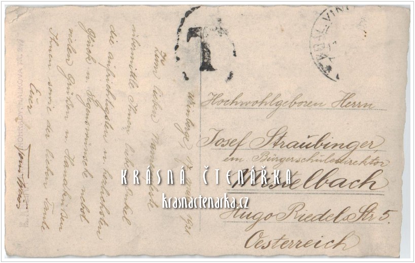 DŽENTLMEN na pohlednici