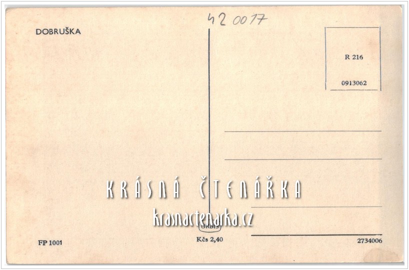 DOBRUŠKA, Novoměstská ulice s domkem F. L. Heka či Věka