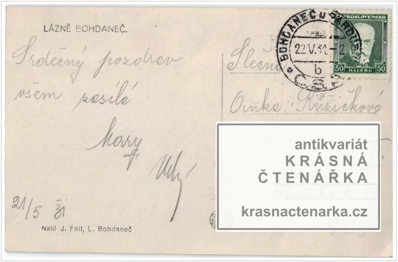 LÁZNĚ BOHDANEČ, Pavilon Gočár