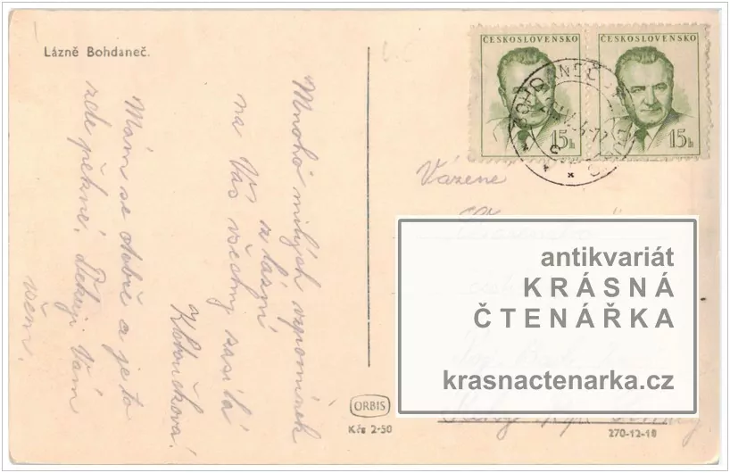 LÁZNĚ BOHDANEČ, Pavilon Gočár