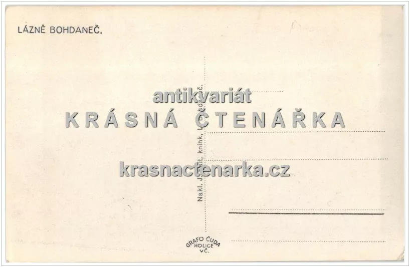 LÁZNĚ BOHDANEČ, Pavilon Jubilejní